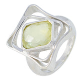 Amanda Signet Yellow Solitaire Ring
